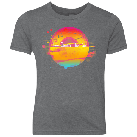 T-Shirts Premium Heather / YXS Here Comes The Sun (2) Youth Triblend T-Shirt