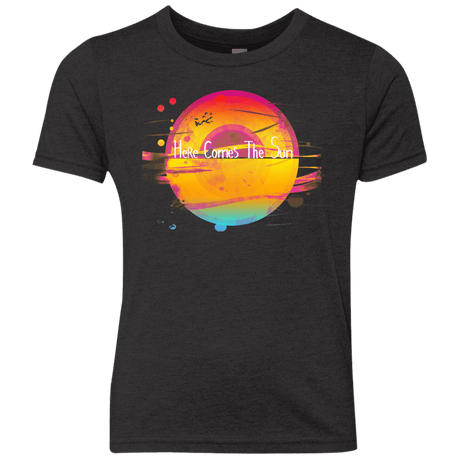 T-Shirts Vintage Black / YXS Here Comes The Sun (2) Youth Triblend T-Shirt