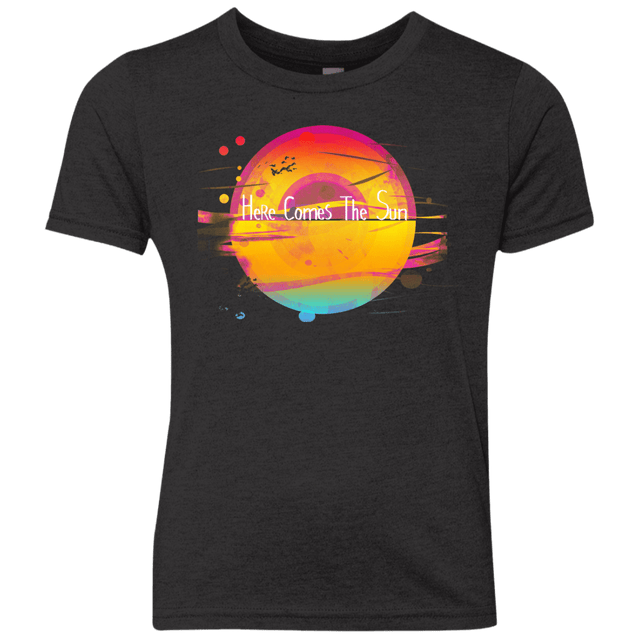 T-Shirts Vintage Black / YXS Here Comes The Sun (2) Youth Triblend T-Shirt
