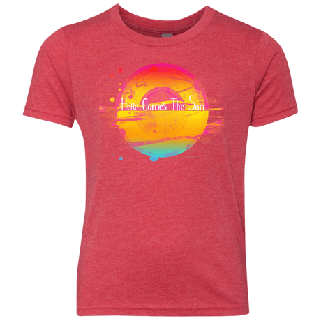 T-Shirts Vintage Red / YXS Here Comes The Sun (2) Youth Triblend T-Shirt