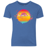 T-Shirts Vintage Royal / YXS Here Comes The Sun (2) Youth Triblend T-Shirt