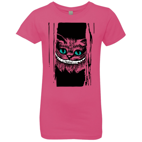 T-Shirts Hot Pink / YXS Here's Cheshire Girls Premium T-Shirt