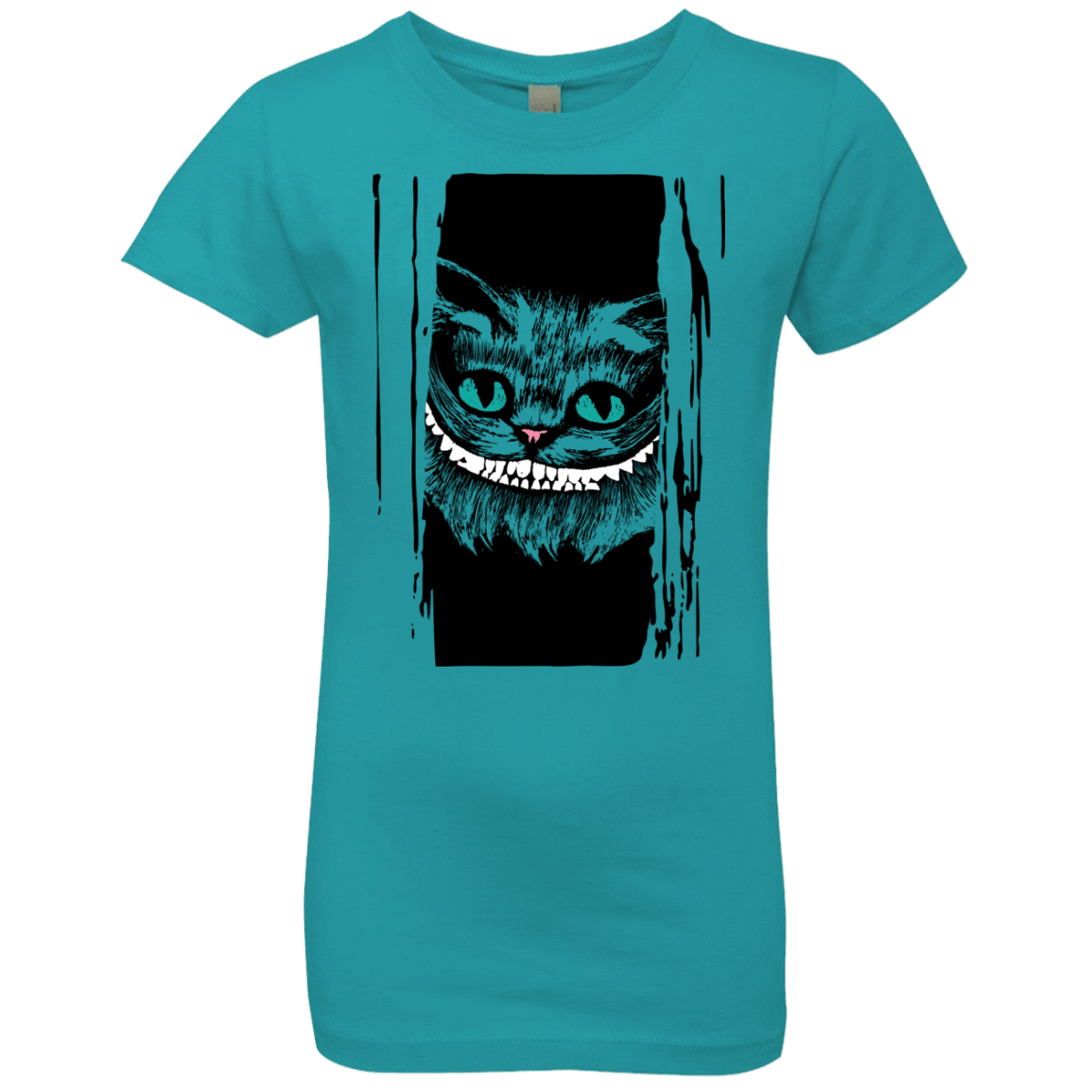 T-Shirts Tahiti Blue / YXS Here's Cheshire Girls Premium T-Shirt