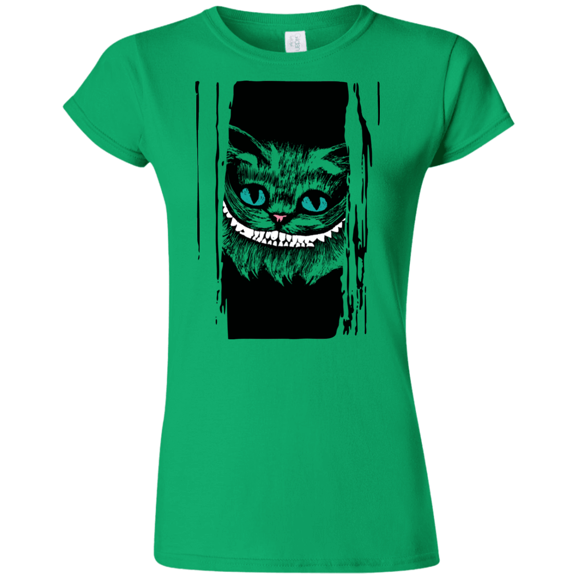 T-Shirts Irish Green / S Here's Cheshire Junior Slimmer-Fit T-Shirt
