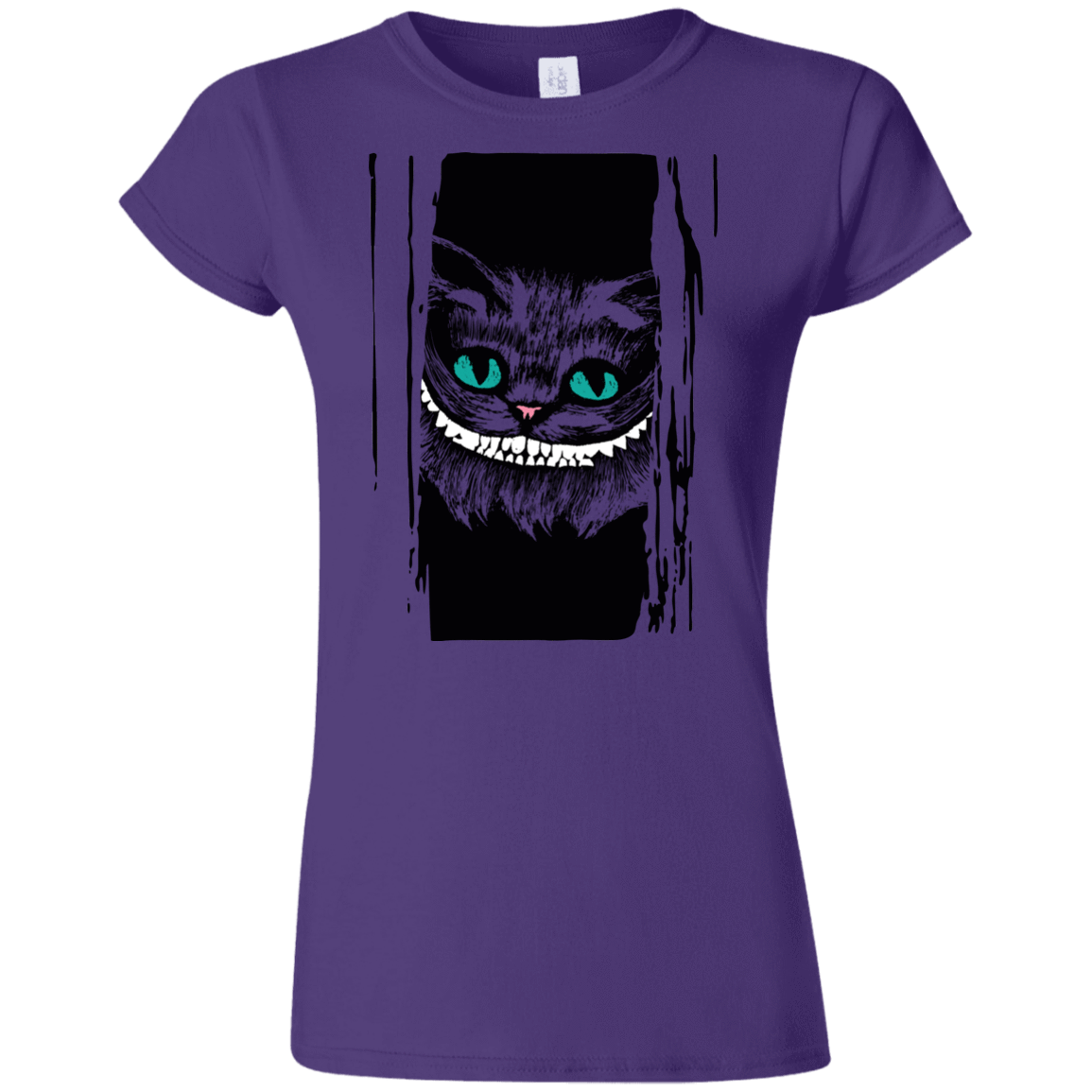 T-Shirts Purple / S Here's Cheshire Junior Slimmer-Fit T-Shirt