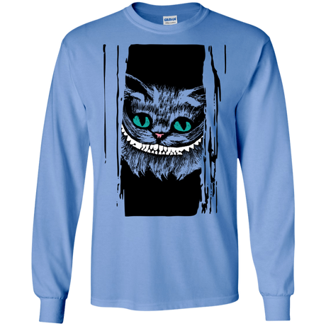 T-Shirts Carolina Blue / S Here's Cheshire Men's Long Sleeve T-Shirt