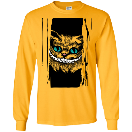 T-Shirts Gold / S Here's Cheshire Men's Long Sleeve T-Shirt