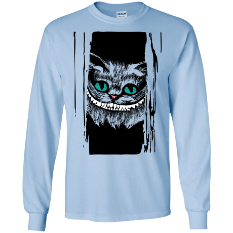 T-Shirts Light Blue / S Here's Cheshire Men's Long Sleeve T-Shirt