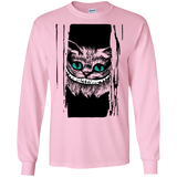 T-Shirts Light Pink / S Here's Cheshire Men's Long Sleeve T-Shirt
