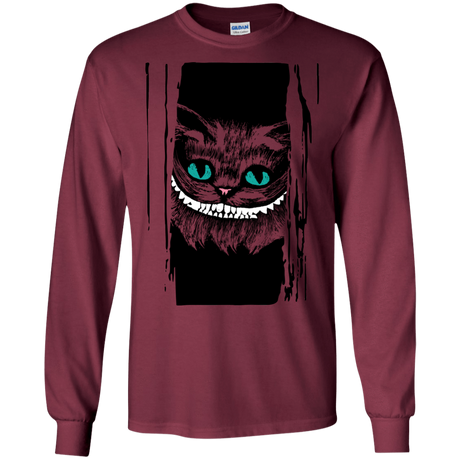 T-Shirts Maroon / S Here's Cheshire Men's Long Sleeve T-Shirt