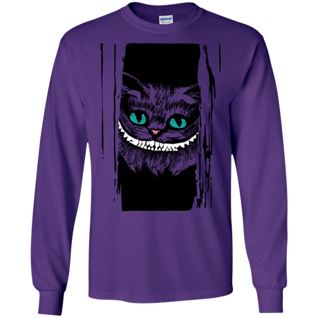 T-Shirts Purple / S Here's Cheshire Men's Long Sleeve T-Shirt