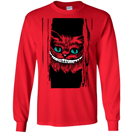 T-Shirts Red / S Here's Cheshire Men's Long Sleeve T-Shirt