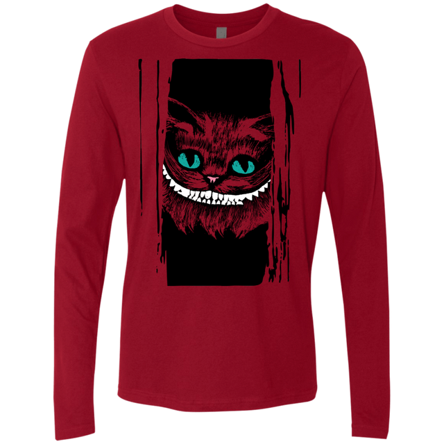 T-Shirts Cardinal / S Here's Cheshire Men's Premium Long Sleeve