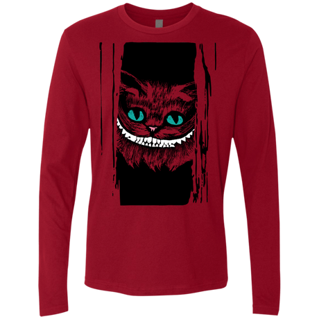 T-Shirts Cardinal / S Here's Cheshire Men's Premium Long Sleeve