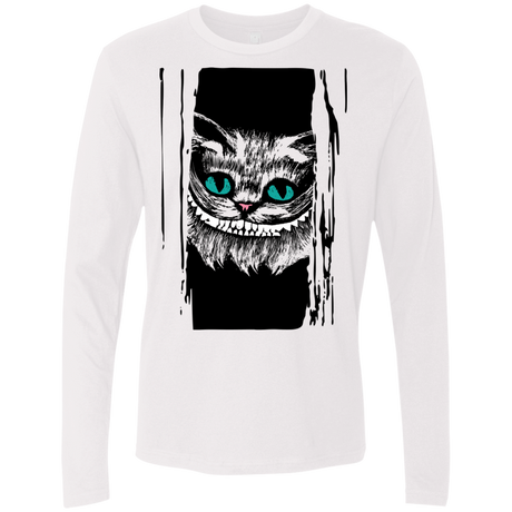T-Shirts White / S Here's Cheshire Men's Premium Long Sleeve