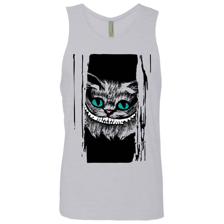 T-Shirts Heather Grey / S Here's Cheshire Men's Premium Tank Top