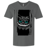 T-Shirts Heavy Metal / X-Small Here's Cheshire Men's Premium V-Neck