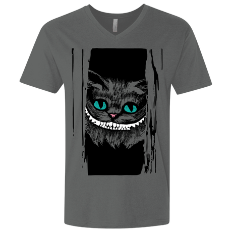 T-Shirts Heavy Metal / X-Small Here's Cheshire Men's Premium V-Neck