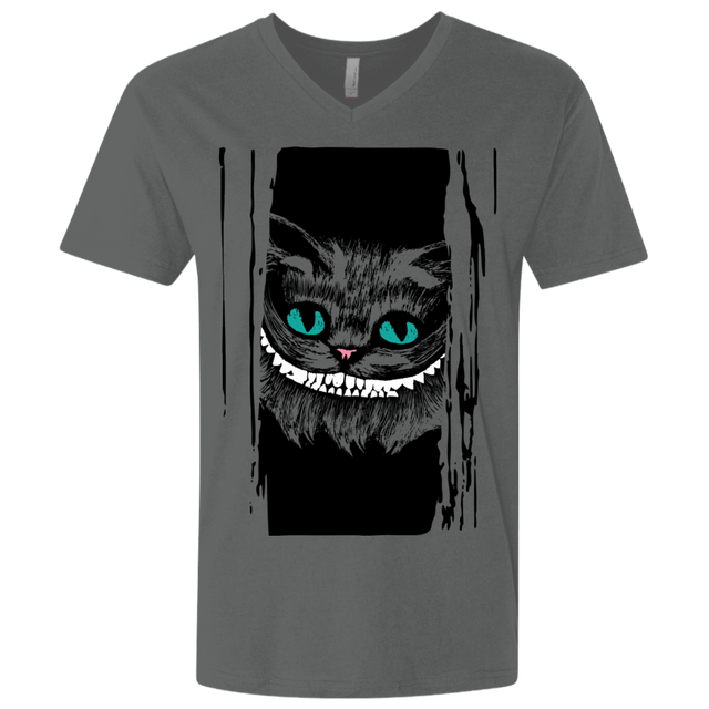 T-Shirts Heavy Metal / X-Small Here's Cheshire Men's Premium V-Neck
