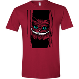 T-Shirts Cardinal Red / S Here's Cheshire Men's Semi-Fitted Softstyle
