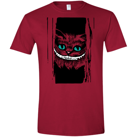 T-Shirts Cardinal Red / S Here's Cheshire Men's Semi-Fitted Softstyle