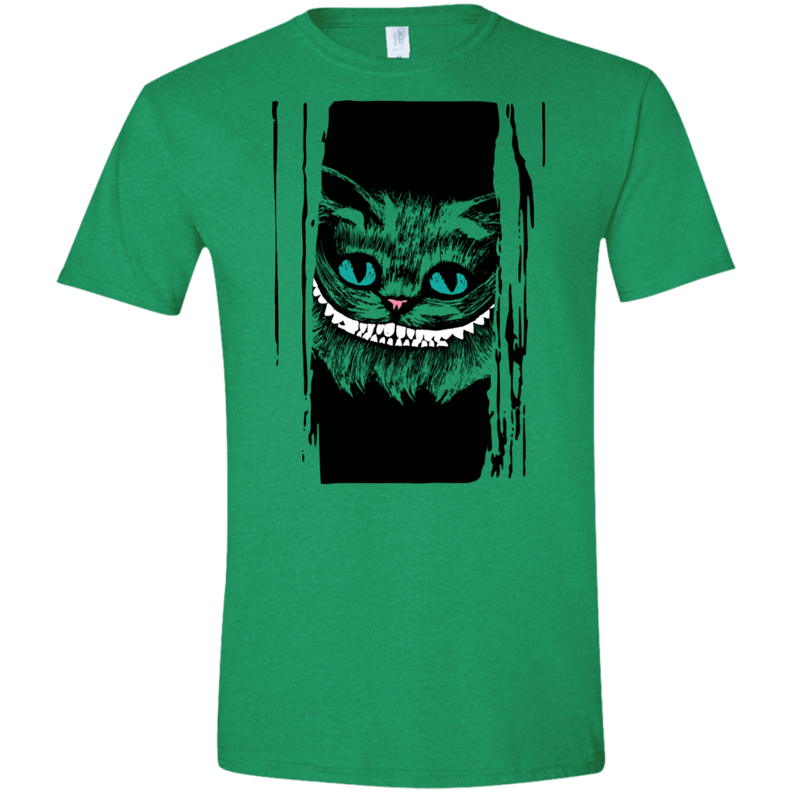 T-Shirts Heather Irish Green / S Here's Cheshire Men's Semi-Fitted Softstyle