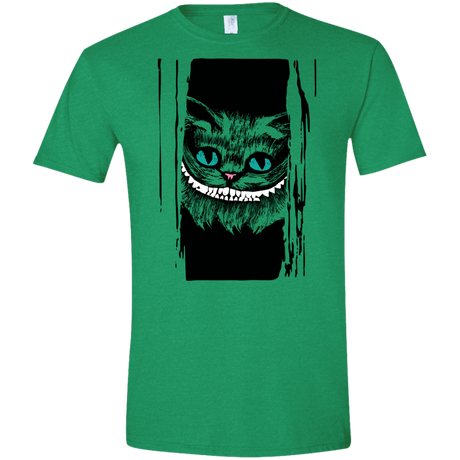 T-Shirts Heather Irish Green / S Here's Cheshire Men's Semi-Fitted Softstyle