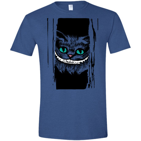 T-Shirts Heather Royal / X-Small Here's Cheshire Men's Semi-Fitted Softstyle