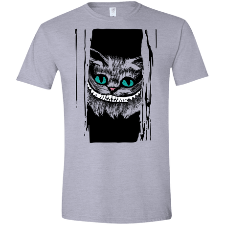 T-Shirts Sport Grey / X-Small Here's Cheshire Men's Semi-Fitted Softstyle