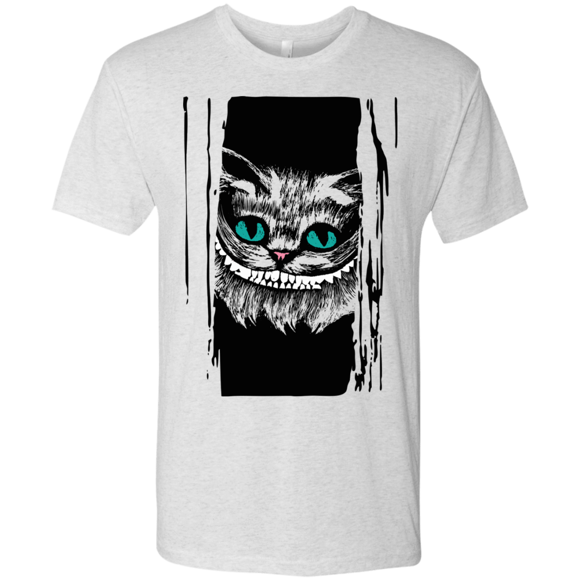 T-Shirts Heather White / S Here's Cheshire Men's Triblend T-Shirt