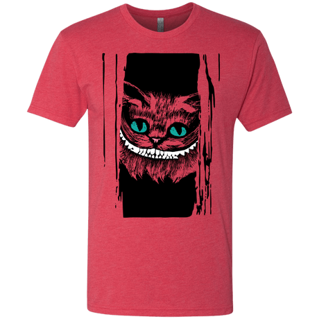 T-Shirts Vintage Red / S Here's Cheshire Men's Triblend T-Shirt