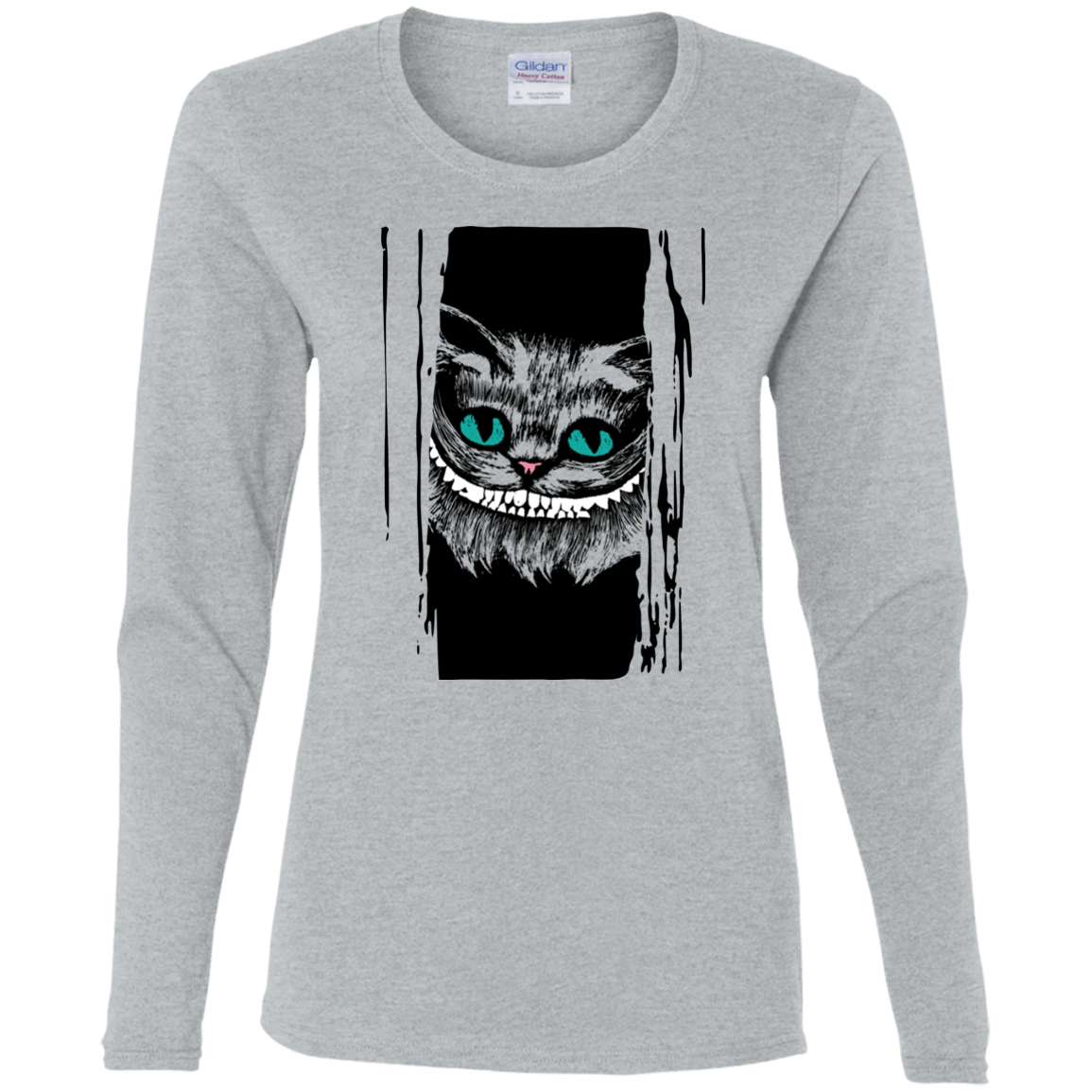 T-Shirts Sport Grey / S Here's Cheshire Women's Long Sleeve T-Shirt