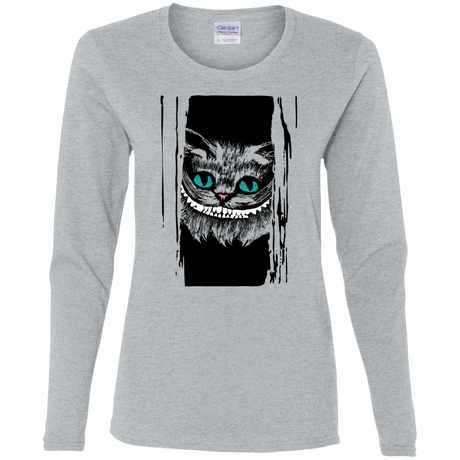 T-Shirts Sport Grey / S Here's Cheshire Women's Long Sleeve T-Shirt