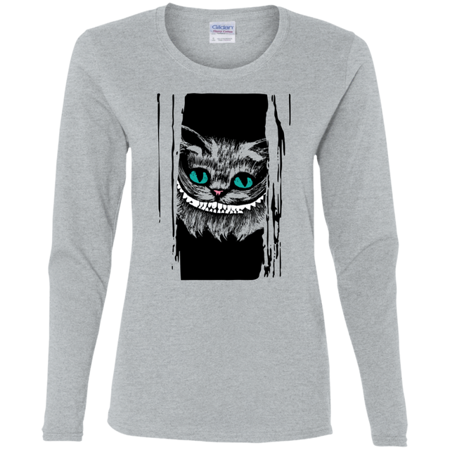 T-Shirts Sport Grey / S Here's Cheshire Women's Long Sleeve T-Shirt