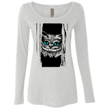 T-Shirts Heather White / S Here's Cheshire Women's Triblend Long Sleeve Shirt