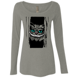 T-Shirts Venetian Grey / S Here's Cheshire Women's Triblend Long Sleeve Shirt