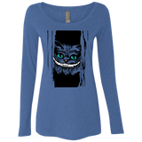 T-Shirts Vintage Royal / S Here's Cheshire Women's Triblend Long Sleeve Shirt