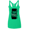 T-Shirts Envy / X-Small Here's Cheshire Women's Triblend Racerback Tank