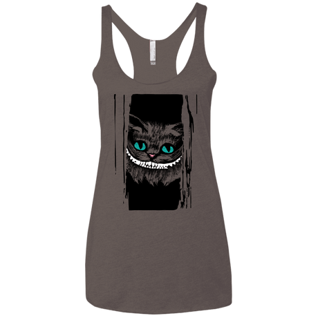 T-Shirts Macchiato / X-Small Here's Cheshire Women's Triblend Racerback Tank