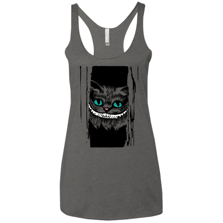 T-Shirts Premium Heather / X-Small Here's Cheshire Women's Triblend Racerback Tank