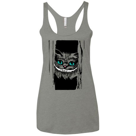 T-Shirts Venetian Grey / X-Small Here's Cheshire Women's Triblend Racerback Tank