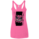 T-Shirts Vintage Pink / X-Small Here's Cheshire Women's Triblend Racerback Tank