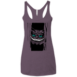 T-Shirts Vintage Purple / X-Small Here's Cheshire Women's Triblend Racerback Tank