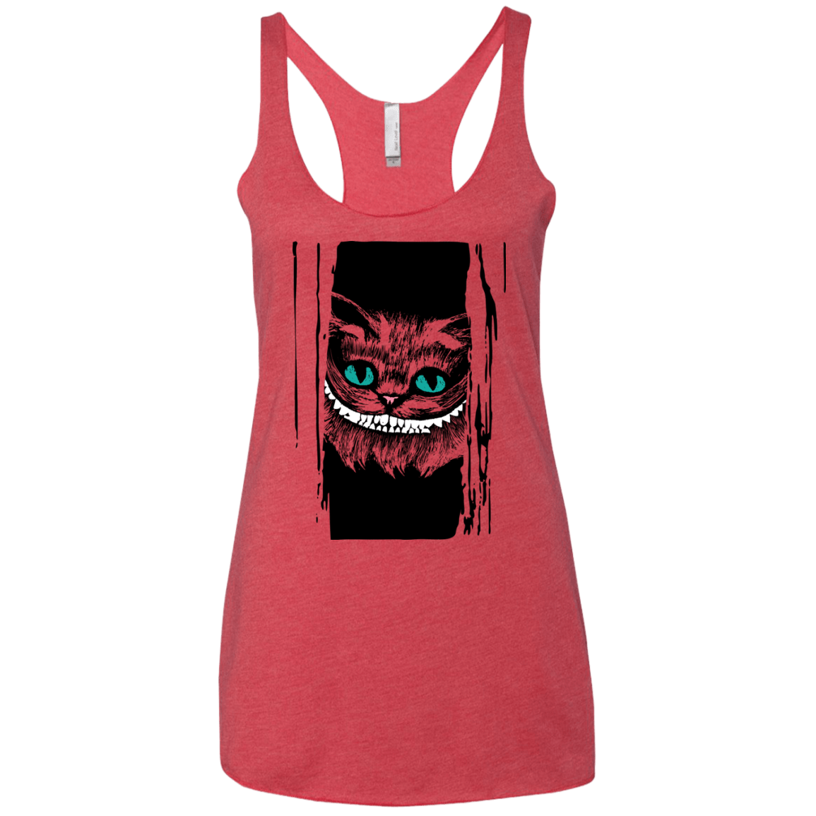 T-Shirts Vintage Red / X-Small Here's Cheshire Women's Triblend Racerback Tank