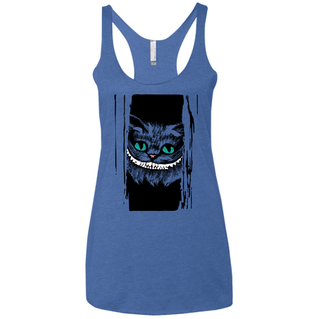 T-Shirts Vintage Royal / X-Small Here's Cheshire Women's Triblend Racerback Tank
