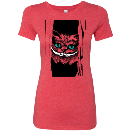 T-Shirts Vintage Red / S Here's Cheshire Women's Triblend T-Shirt