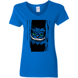 T-Shirts Royal / S Here's Cheshire Women's V-Neck T-Shirt