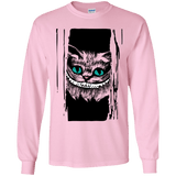 T-Shirts Light Pink / YS Here's Cheshire Youth Long Sleeve T-Shirt