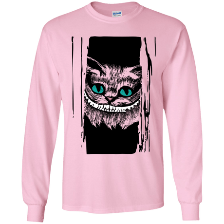 T-Shirts Light Pink / YS Here's Cheshire Youth Long Sleeve T-Shirt