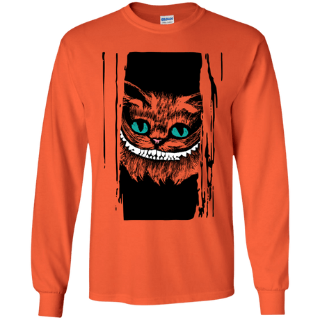 T-Shirts Orange / YS Here's Cheshire Youth Long Sleeve T-Shirt